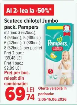 Carrefour Scutece chiloțel Jumbo Pack, Pampers Ofertă