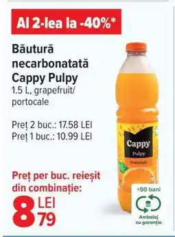 Carrefour Băutură necarbonatată Cappy Pulpy Ofertă
