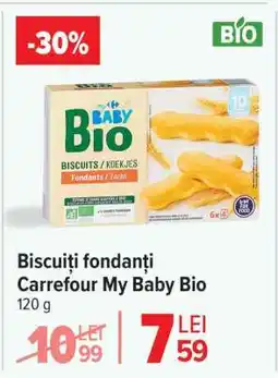 Carrefour Biscuiți fondanți Carrefour My Baby Bio Ofertă