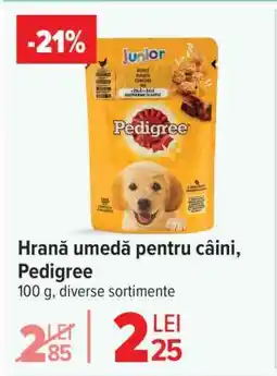 Carrefour Hrană umedă pentru câini Pedigree Ofertă