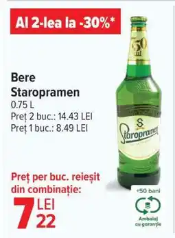 Carrefour Bere Staropramen Ofertă