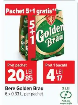 Carrefour Bere Golden Brau Ofertă