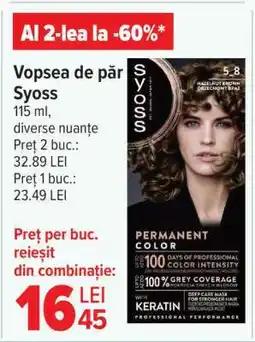 Carrefour Vopsea de păr Syoss Ofertă