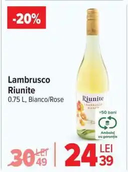 Carrefour Lambrusco Riunite Ofertă