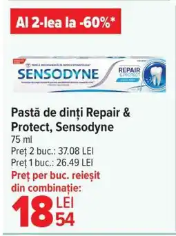 Carrefour Pastă de dinți Repair & Protect, Sensodyne Ofertă