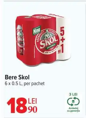 Carrefour Bere Skol Ofertă
