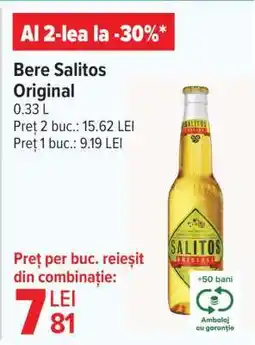 Carrefour Bere Salitos Original Ofertă