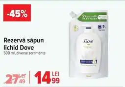 Carrefour Rezervă săpun lichid, Dove Ofertă