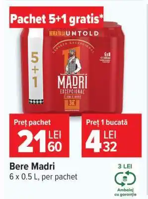 Carrefour Bere Madri Ofertă