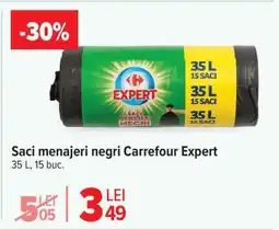 Carrefour Saci menajeri negri Carrefour Expert Ofertă