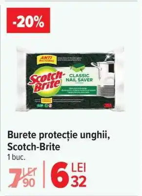 Carrefour Burete protecție unghii, Scotch-Brite Ofertă