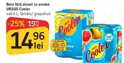 Supeco Bere fără alcool cu arome URSUS Cooler Ofertă