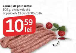 Supeco Cârnaţi de porc subţiri Ofertă