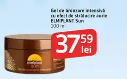 Supeco Gel de bronzare intensivǎ cu efect de strălucire aurie ELMIPLANT Sun Ofertă