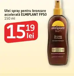 Supeco Ulei spray pentru bronzare acceleratǎ ELMIPLANT FPSO Ofertă