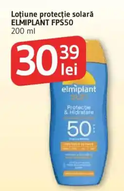 Supeco Loţiune protecție solară ELMIPLANT FPS50 Ofertă