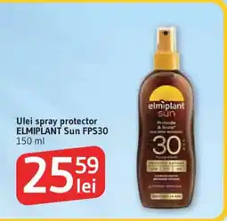 Supeco Ulei spray protector ELMIPLANT Sun FPS30 Ofertă