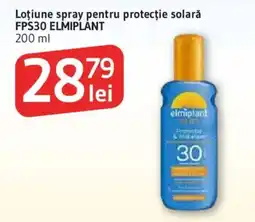 Supeco Loţiune spray pentru protecție solară FPS30 elmiplant Ofertă