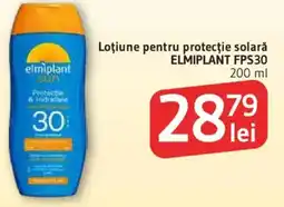 Supeco Loţiune pentru protecție solară ELMIPLANT FPS30 Ofertă