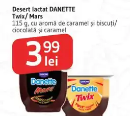 Supeco Desert lactat DANETTE Twix/Mars Ofertă