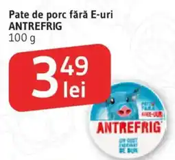Supeco Pate de porc fără E-uri ANTREFRIG Ofertă