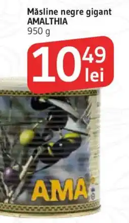 Supeco Măsline negre gigant AMALTHIA Ofertă