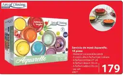 Selgros Serviciu de masă Aquarelle Ofertă