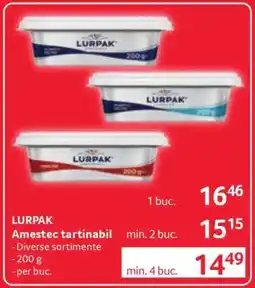 Selgros LURPAK Amestec tartinabil Ofertă