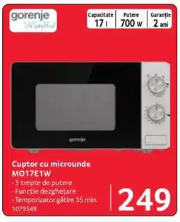 Selgros Cuptor cu microunde MO17E1W Ofertă