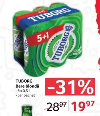 Selgros TUBORG Bere blondǎ Ofertă