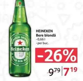 HEINEKEN Bere blondǎ
