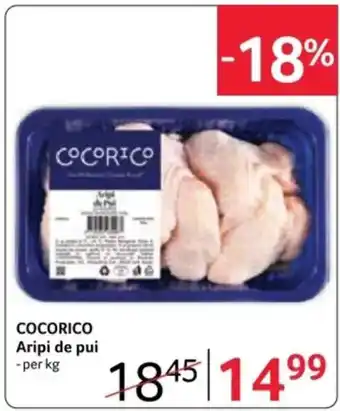Selgros COCORICO Aripi de pui Ofertă
