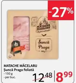Selgros MATACHE MĂCELARU Şuncă Praga feliată Ofertă