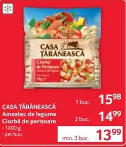 Selgros CASA ŢĂRĂNEASCĂ Amestec de legume Ciorbă de perișoare Ofertă