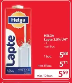 Selgros HELGA Lapte 3,5% UHT Ofertă