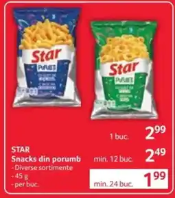 Selgros STAR Snacks din porumb Ofertă
