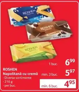 Selgros ROSHEN Napolitană cu cremă Ofertă