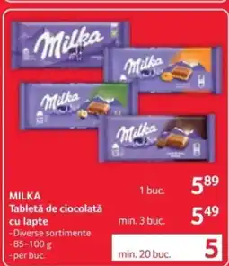 Selgros MILKA Tabletă de ciocolată cu lapte Ofertă