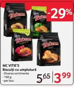 Selgros MC VITIE'S Biscuiți cu umplutură Ofertă
