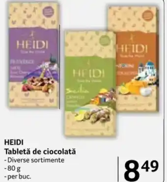 Selgros HEIDI Tabletă de ciocolată Ofertă