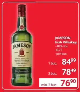 Selgros JAMESON Irish Whiskey Ofertă