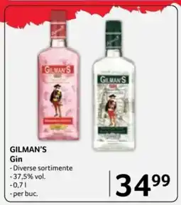 Selgros GILMAN'S Gin Ofertă
