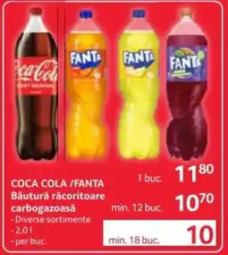 Selgros COCA COLA/FANTA Băutură răcoritoare carbogazoasă Ofertă