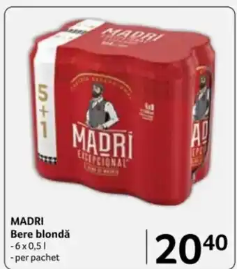 Selgros MADRI Bere blondǎ Ofertă