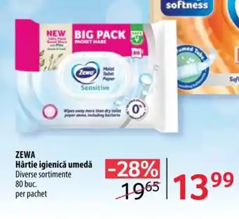 Selgros ZEWA Hârtie igienică umedă Ofertă