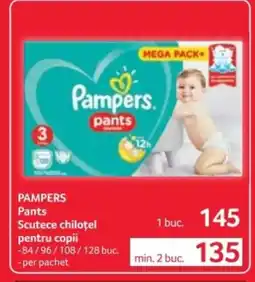 Selgros PAMPERS Pants Scutece chiloţel pentru copii Ofertă
