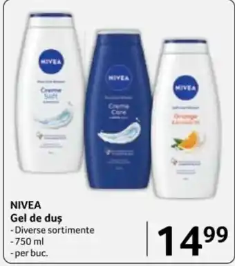 Selgros NIVEA Gel de duş Ofertă