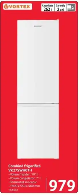 Selgros Combinǎ frigorifică VK27SWH01H Ofertă