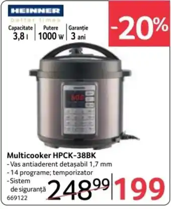 Selgros Multicooker HPCK-38BK Ofertă