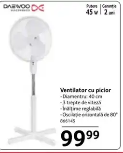 Selgros Ventilator cu picior Ofertă